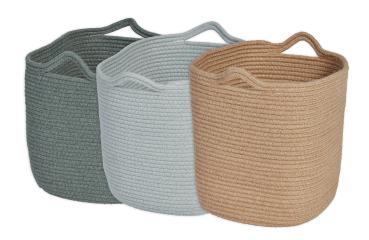 Seilkörbe, hoch, 6er-Set